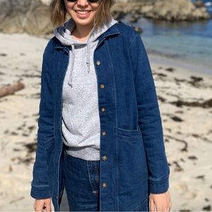 Sezane Indigo Jean Jacket